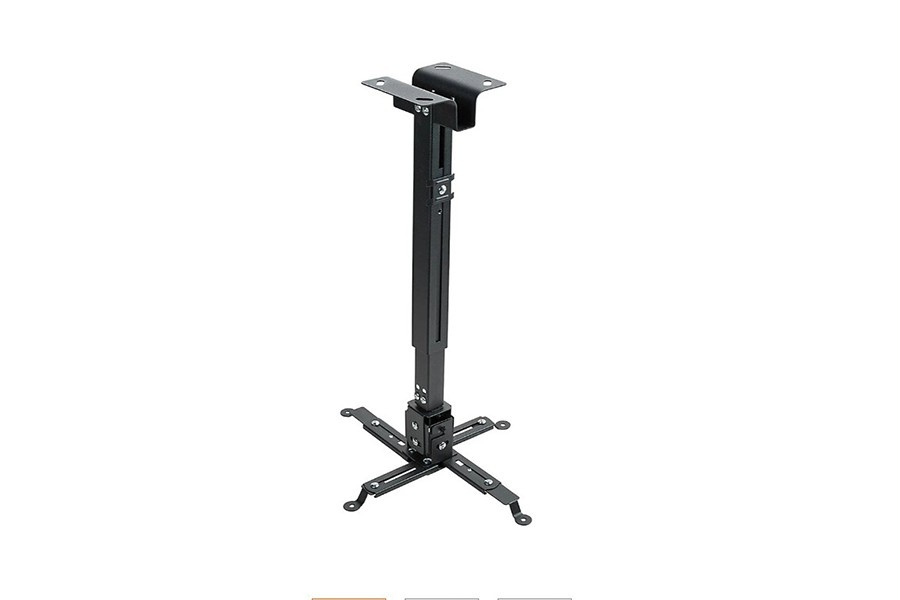 Universal 360° Swivel Projector Mount – Black